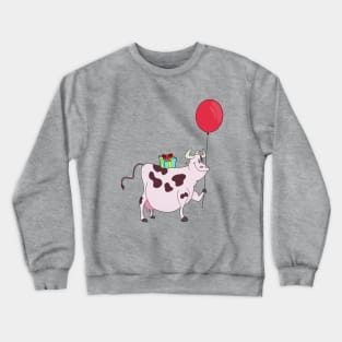 Happy Birthday Cow Crewneck Sweatshirt